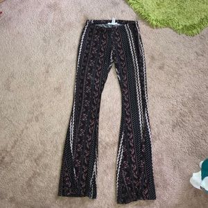 Full Tilt bootleg cut, Tribal flowy pants